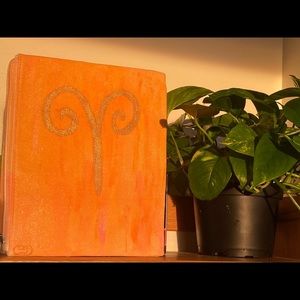 Hand Painted Aries Pouch